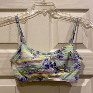Kirra floral bralette with adjustable straps
